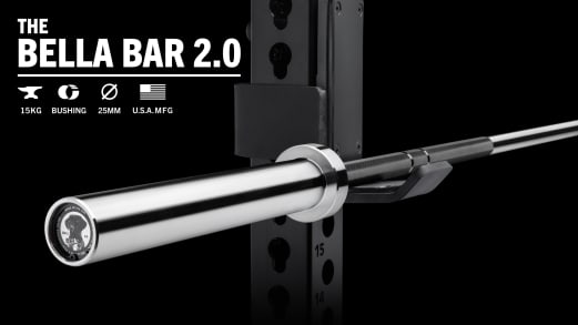The Bella Bar 2.0 - Black Zinc - Women's 25mm Multipurpose Barbell